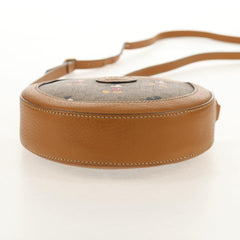 Gucci Disney Mickey Mouse Round Shoulder Bag Printed Mini GG Coated Canvas