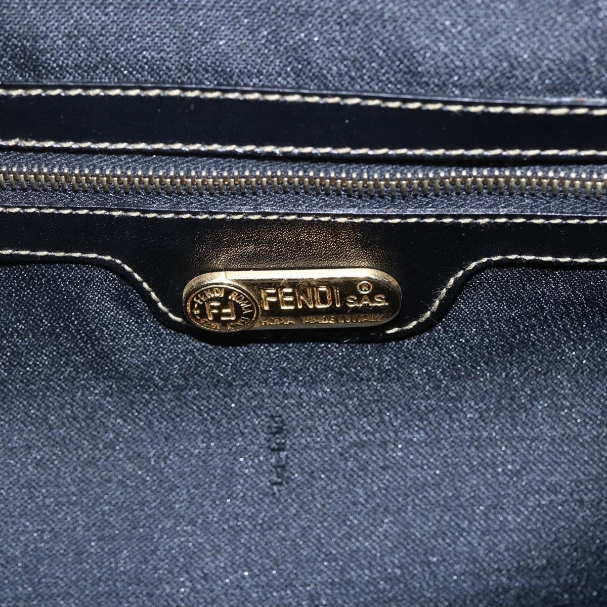 Fendi Pequin Front Pocket Backpack Coated Canvas