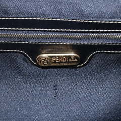 Fendi Pequin Front Pocket Backpack Coated Canvas