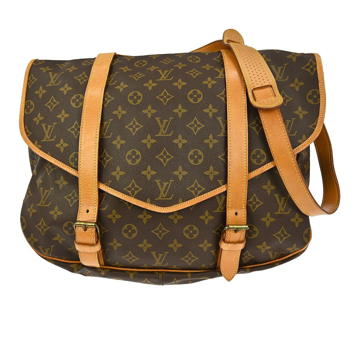 Louis Vuitton Saumur Handbag Monogram Canvas