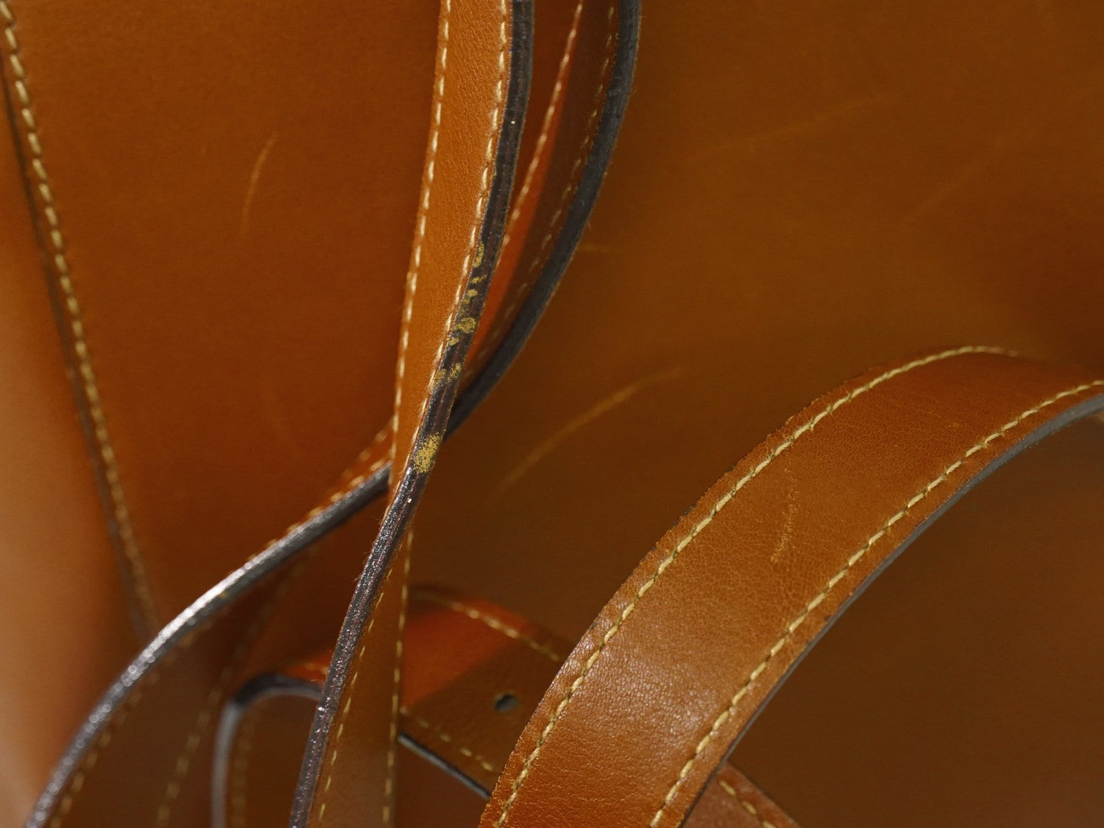 Gucci Vintage Bamboo Backpack Leather