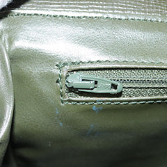 Celine Vintage Circle Logo Crossbody Bag Leather