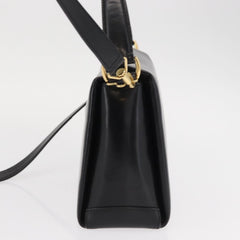 Gucci Vintage Convertible Bamboo Box Crossbody Bag Leather