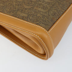 Gucci Vintage Shoulder Bag Canvas and Leather