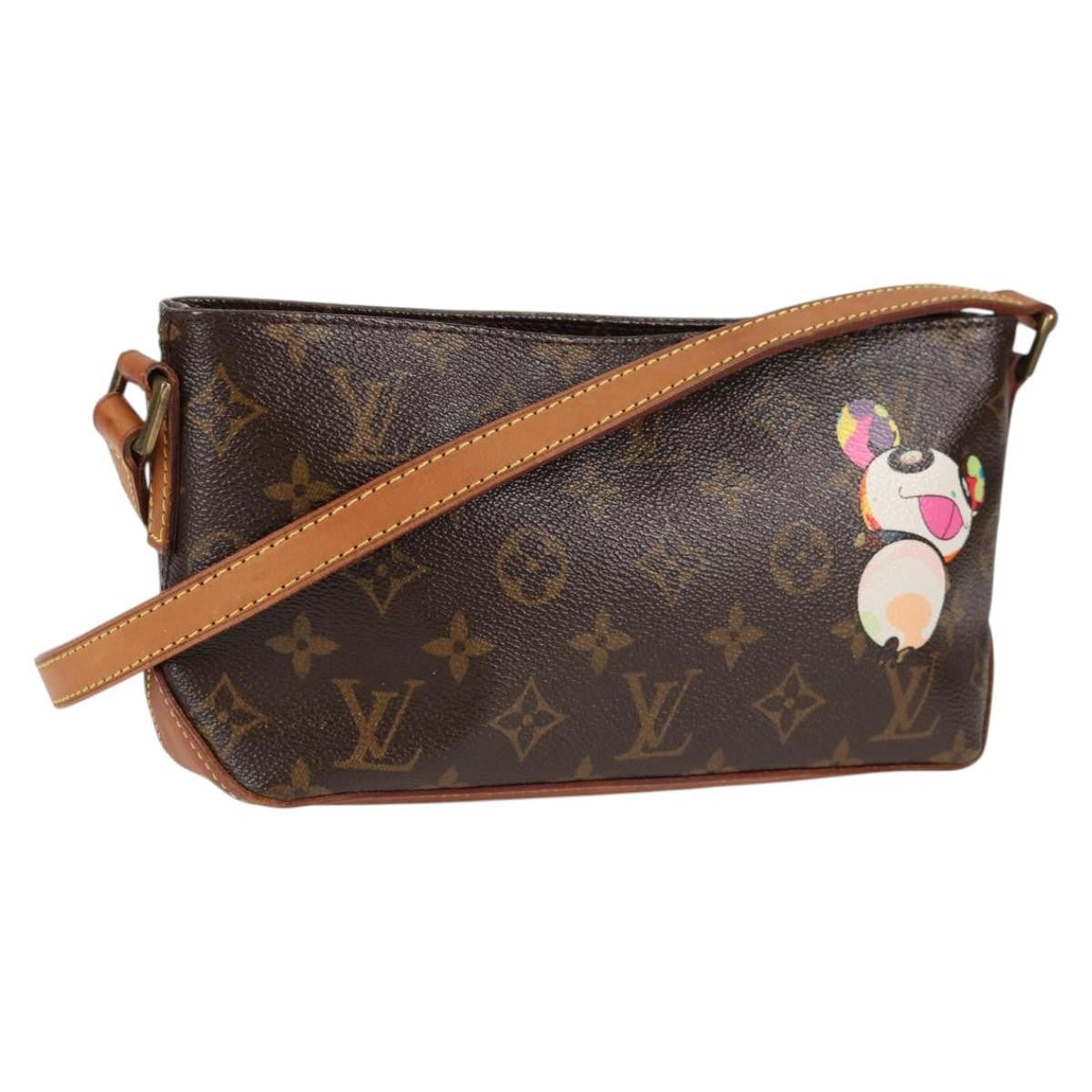 Louis Vuitton Trotteur Handbag Limited Edition Monogram Murakami Panda