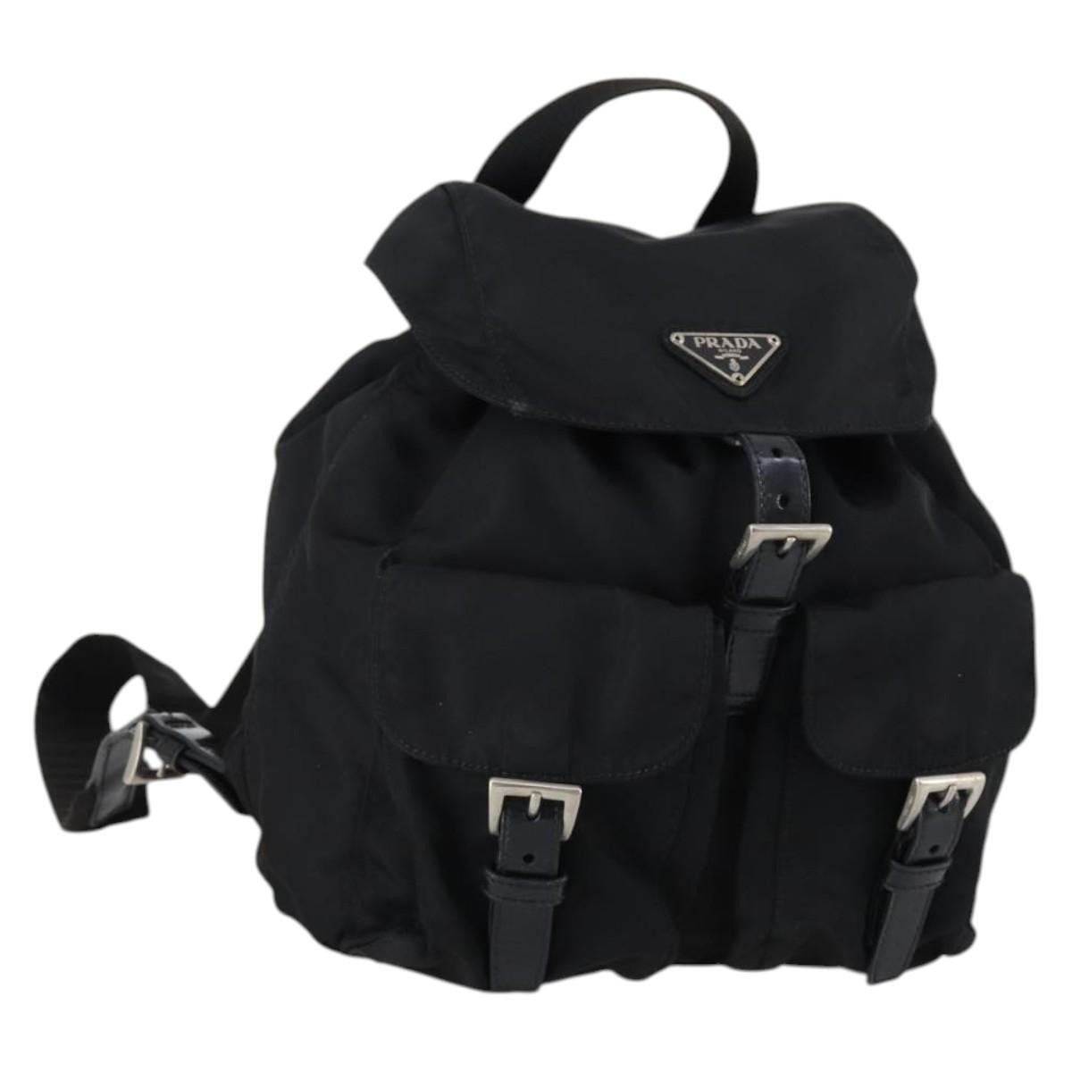 Prada Double Front Pocket Backpack Tessuto