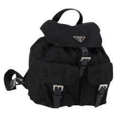 Prada Double Front Pocket Backpack Tessuto