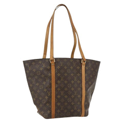 Louis Vuitton Shopping Sac Handbag Monogram Canvas