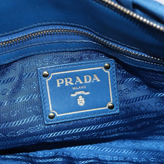 Prada Gaufre Convertible Satchel Tessuto