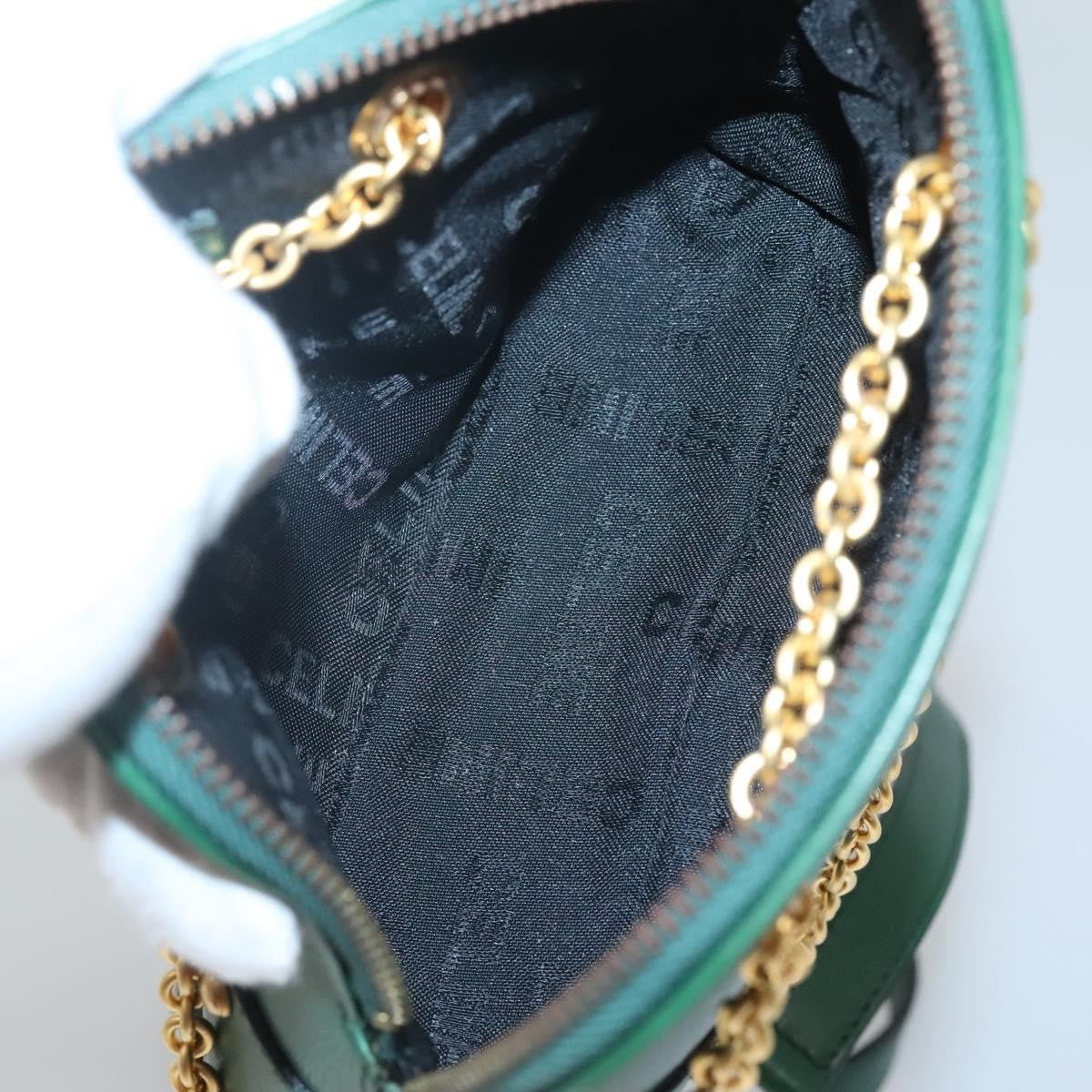 Celine Chain Shoulder Bag Leather