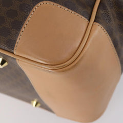 Celine Vintage Duffle Bag Macadam Coated Canvas