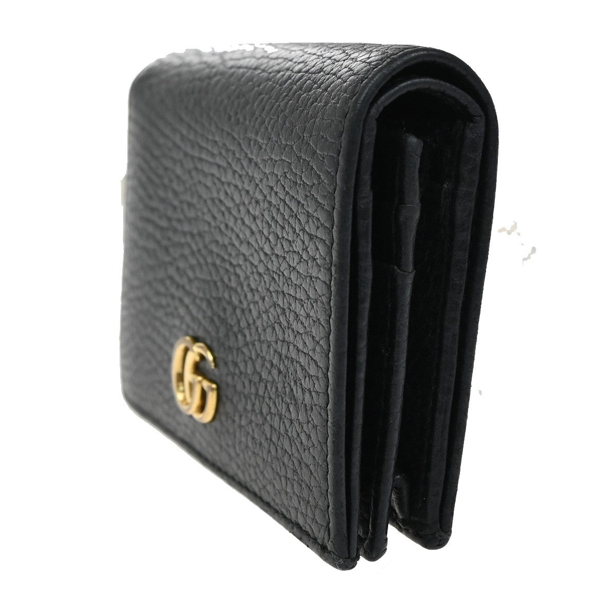 Gucci GG Marmont Flap Card Case Leather