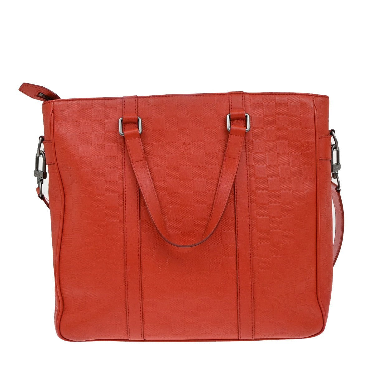 Louis Vuitton Tadao Handbag Damier Infini Leather