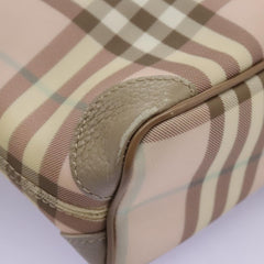 Burberry Nova Check Tote Canvas and Leather