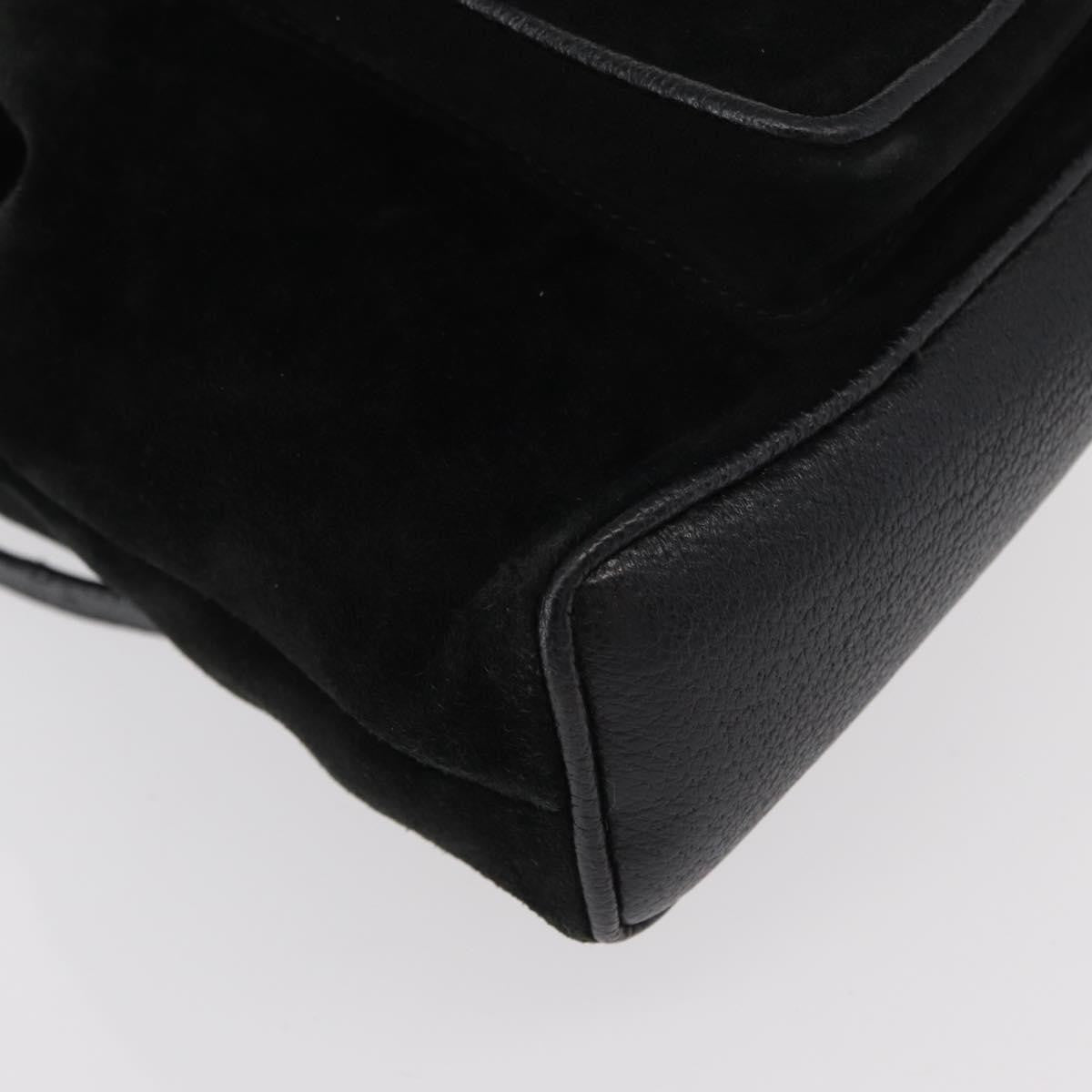 Gucci Vintage Bamboo Backpack Suede