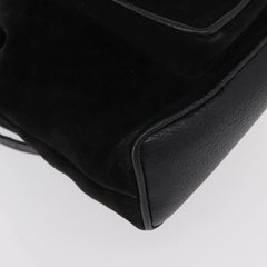 Gucci Vintage Bamboo Backpack Suede