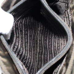 Prada Vintage Zip Tote Tessuto