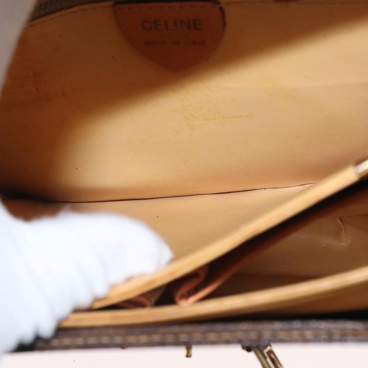 Celine Macadam Shoulder Bag PVC Leather