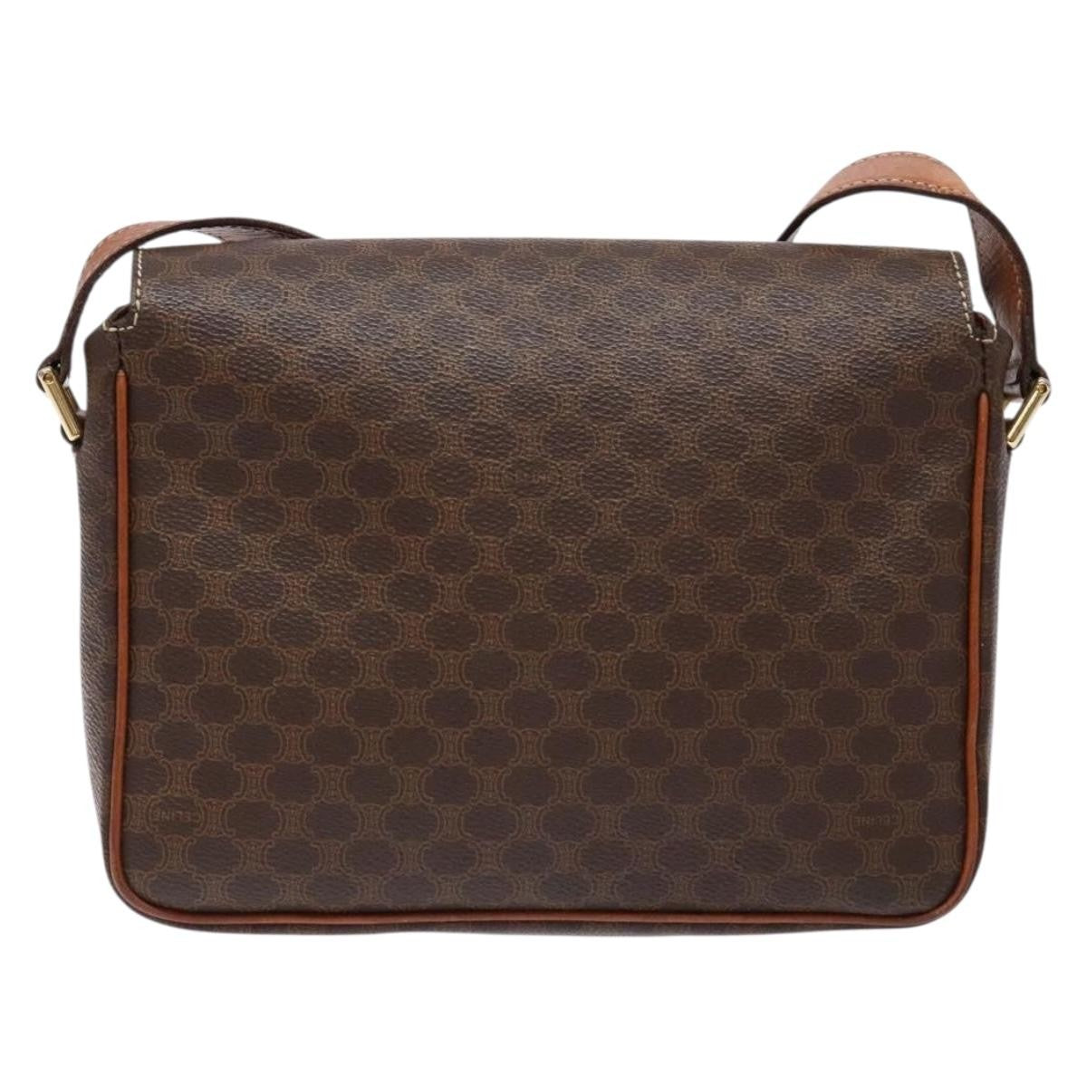 Celine Macadam Shoulder Bag PVC Leather