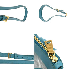 Prada Double Zip Lux Tote Saffiano Leather