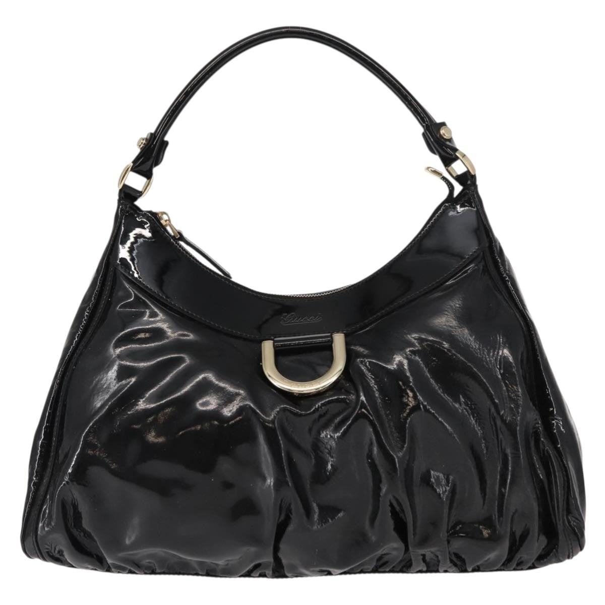 Gucci D Ring Hobo Patent