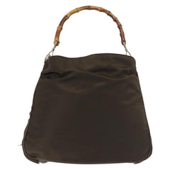Gucci Sherry bamboo Shoulder Bag Nylon
