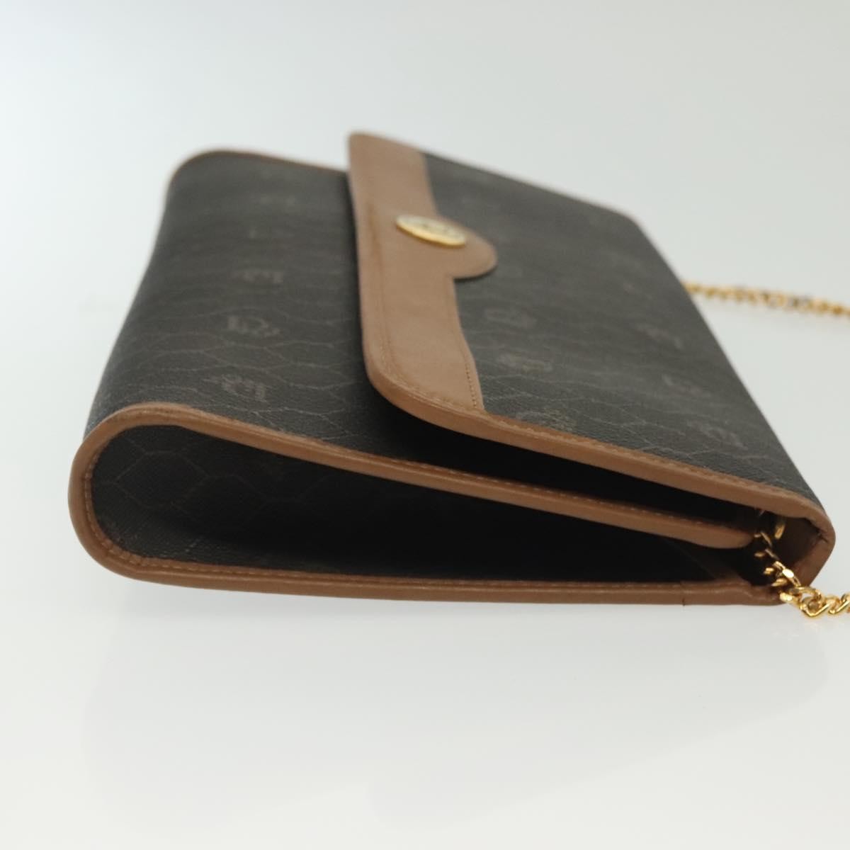 Christian Dior Vintage Honeycomb chain Canvas