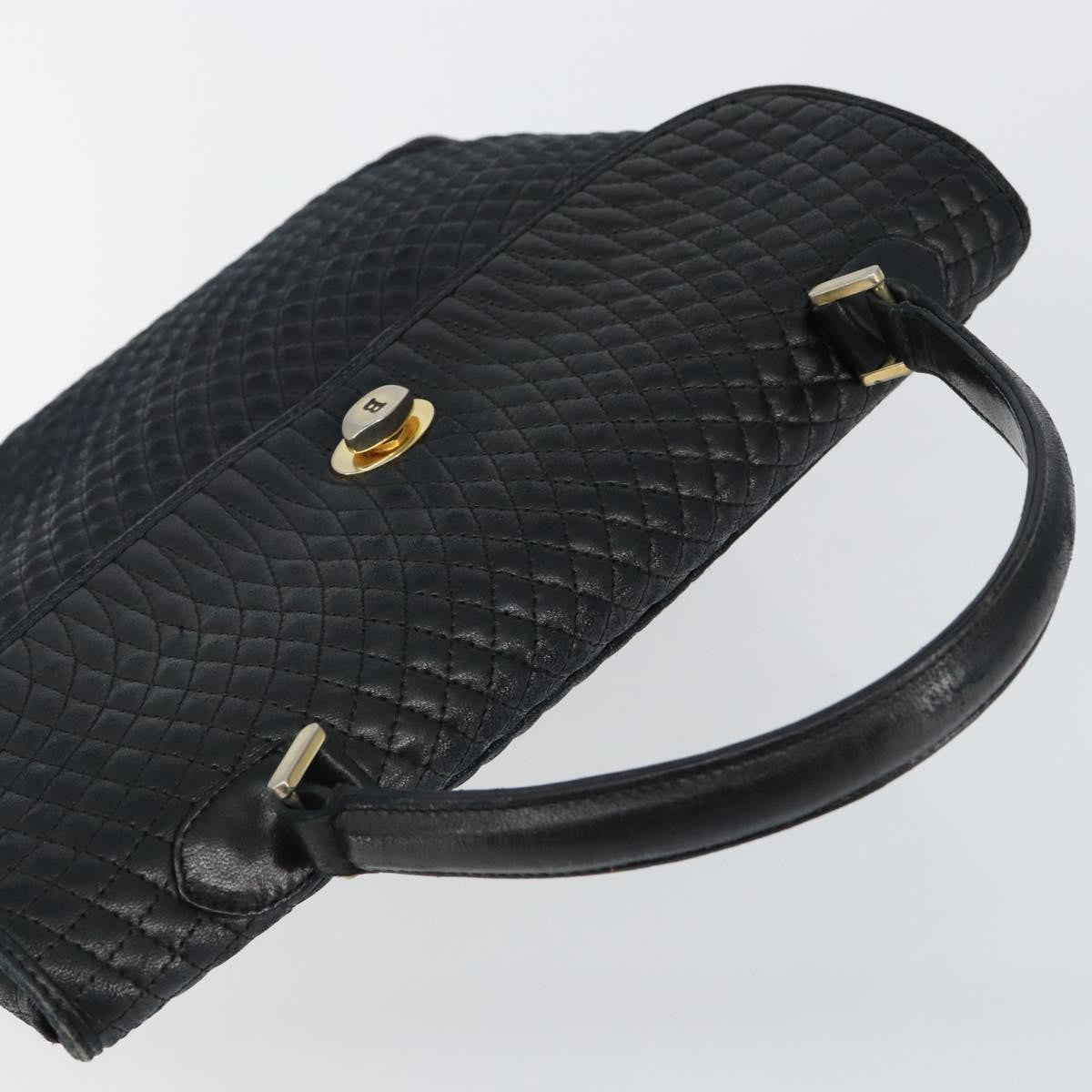 Bally Vintage Handbag Quilted Leather