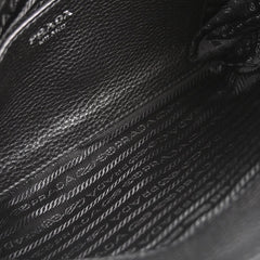 Prada Flat Zip Crossbody Bag Vitello Daino