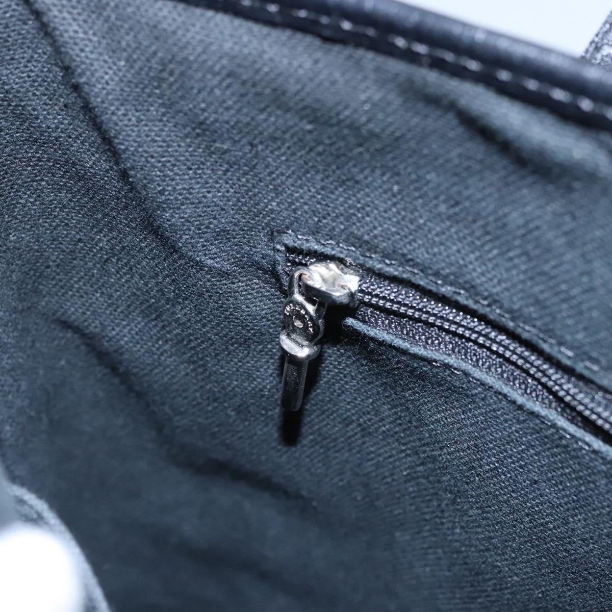 Burberry Vintage Open Tote Coated Canvas with Studded Leather