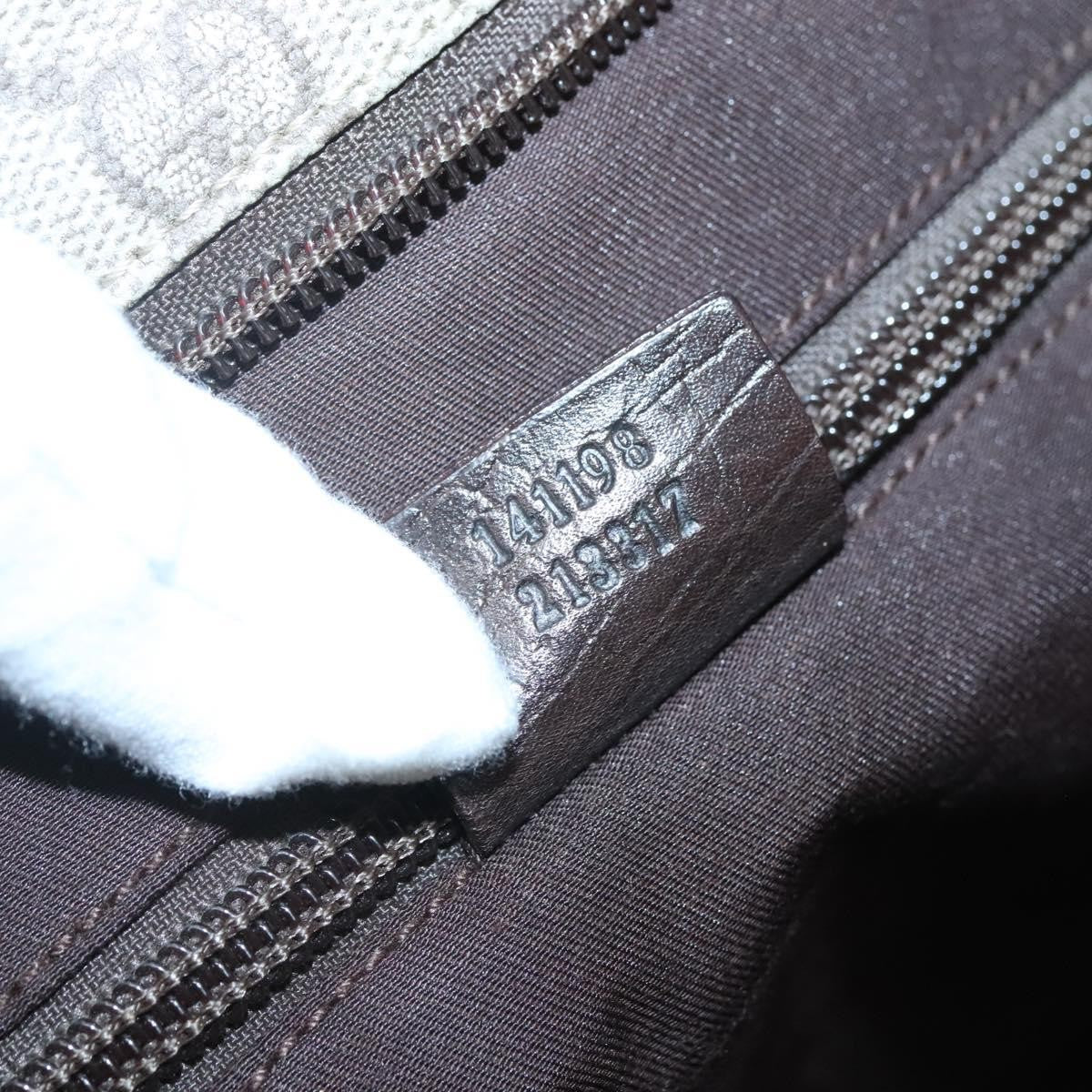 Gucci Zip Top Messenger Bag GG Coated Canvas