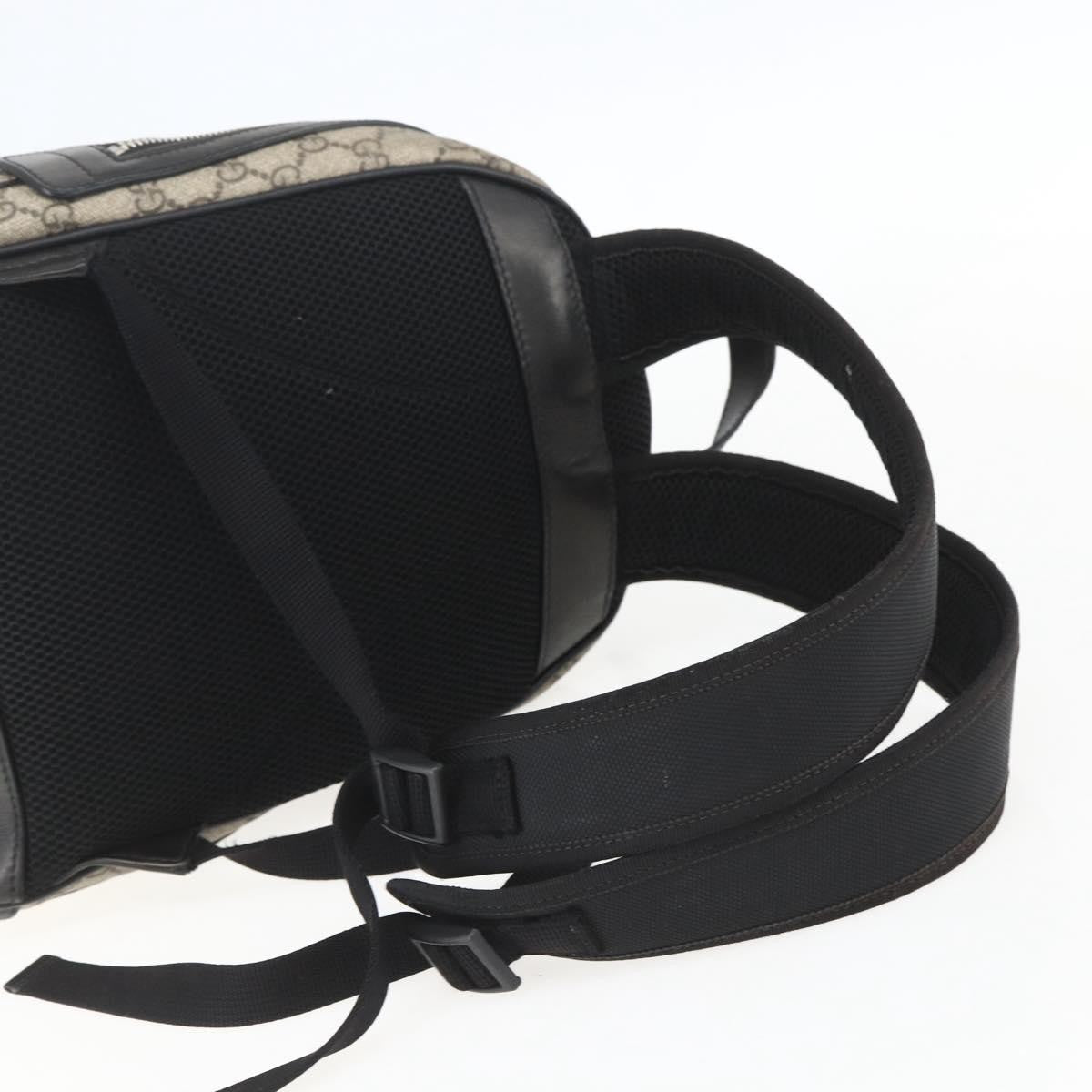 Gucci Zip Pocket Backpack Embellished GG Coated Canvas