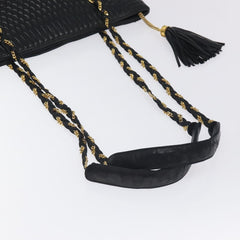 Bally Vintage Chain Shoulder Bag Quilted Leather