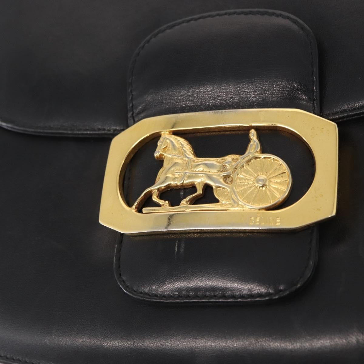 Celine Vintage Carriage Flap Bag Leather