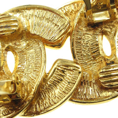 Chanel CC Clip-On Earrings Metal