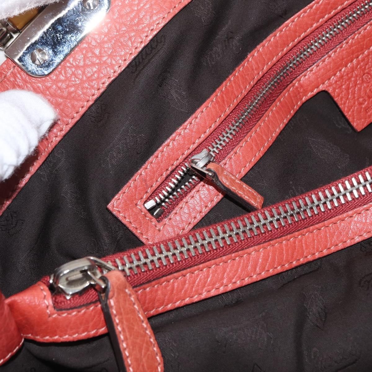 Gucci Vintage Bamboo Handle Bag Leather