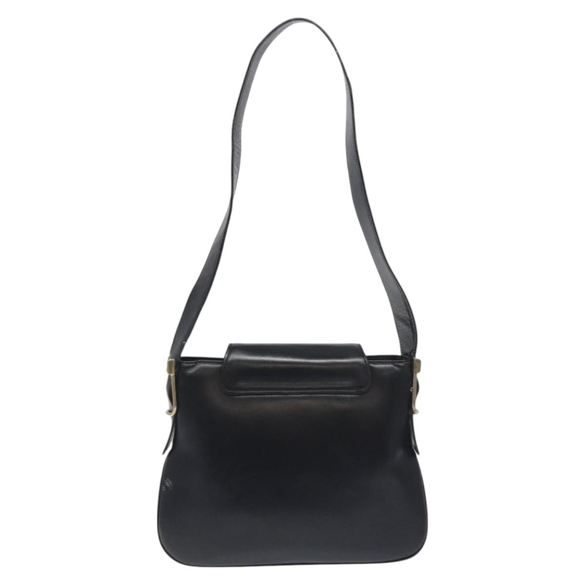 Gucci Vintage Flap Shoulder Bag Leather