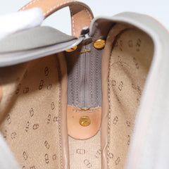 Christian Dior CD Shoulder bag Canvas and Leather