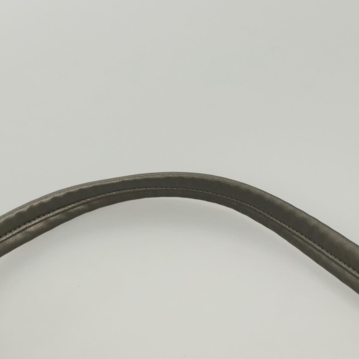 Chanel Biarritz Hobo Quilted Coated Canvas