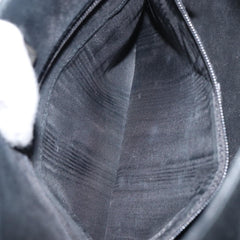 Gucci Vintage Bamboo Handle Bag Suede