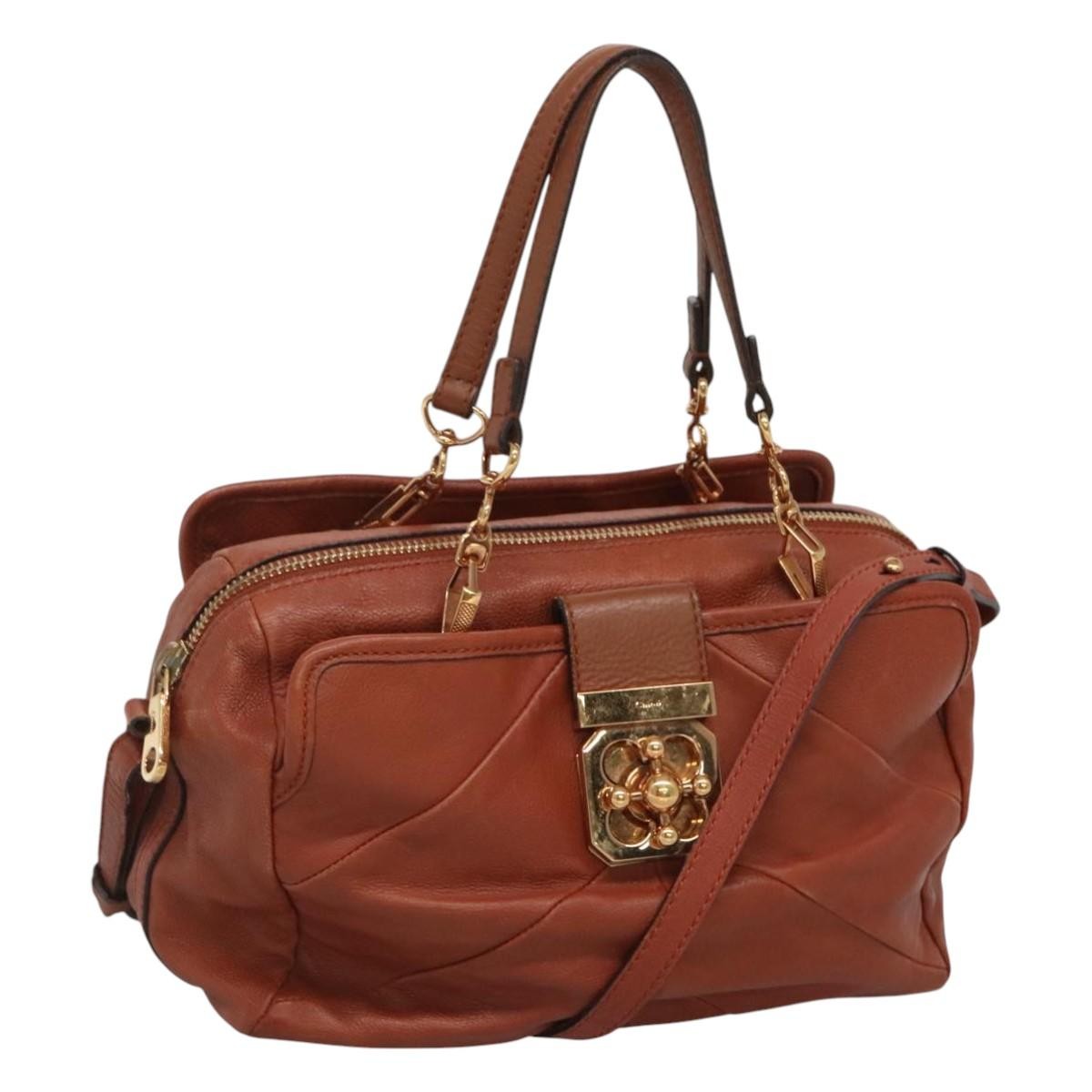 Chloe Elsie Satchel Leather