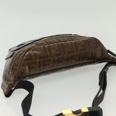Fendi Mania Logo Waist Bag Zucca Coated Canvas