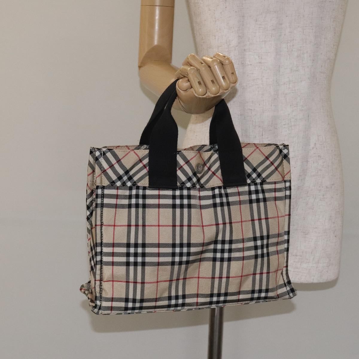 Burberry Nova Check Tote Nylon