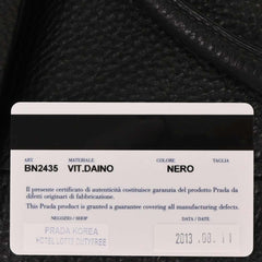 Prada Side Pocket Convertible Tote Vitello Daino