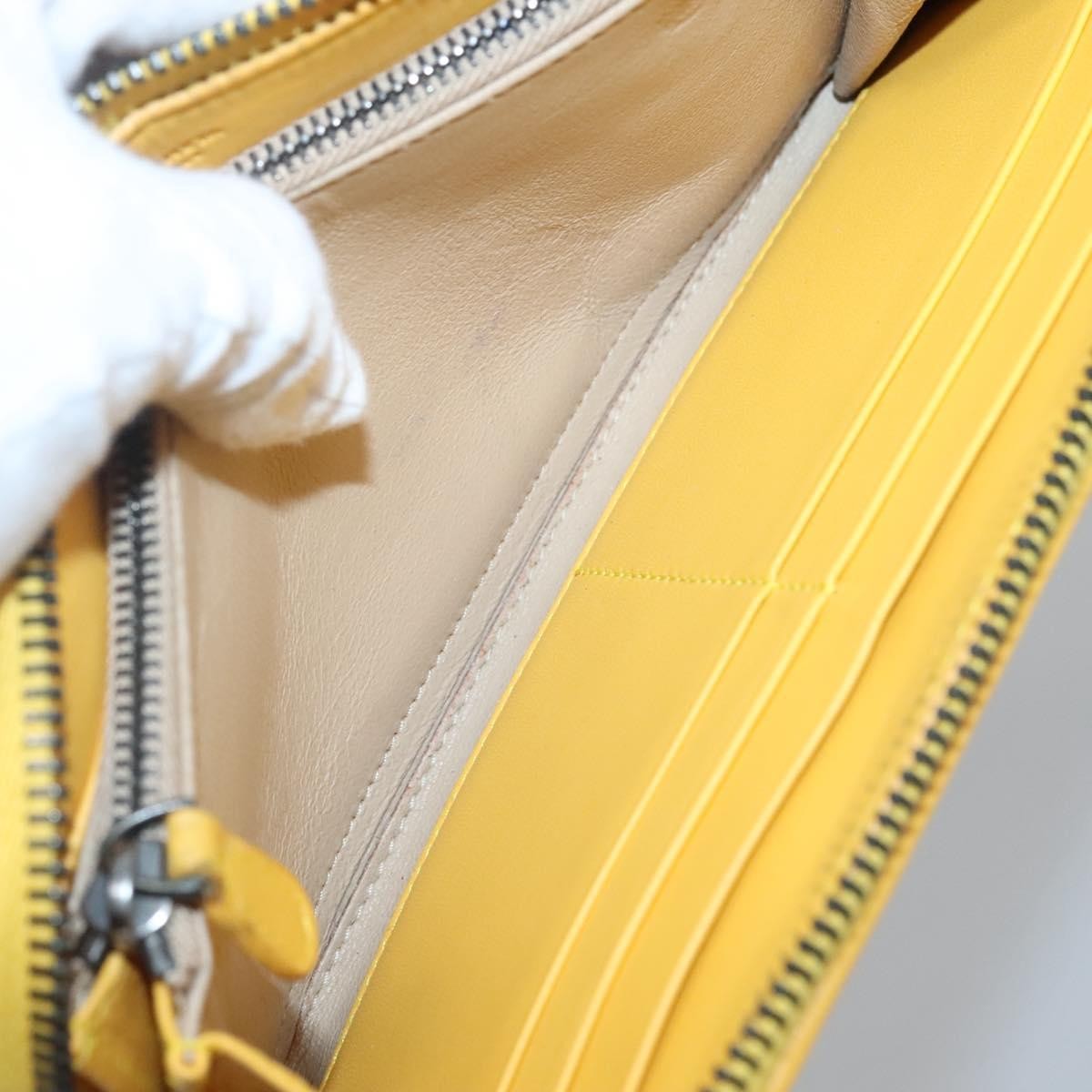 Bottega Veneta Intrecciato Long Zip  Wallet Leather