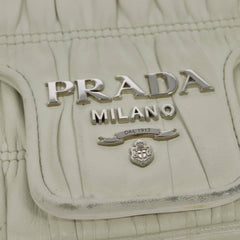 Prada Chain Flap Shoulder Bag Nappa Gaufre