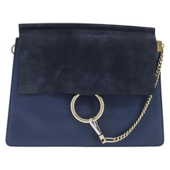 Chloe Faye Shoulder Bag Leather and Suede