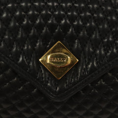 Bally Vintage Handbag Quilted Leather