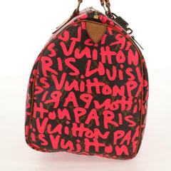 Louis Vuitton Speedy Handbag Limited Edition Monogram Graffiti