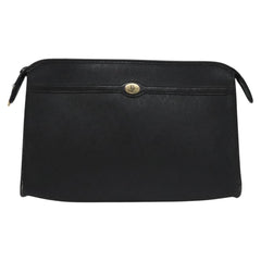 Christian Dior Vintage Honeycomb Zip Pouch Coated Canvas